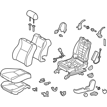 Toyota 71100-06E80-A1 Seat Assembly