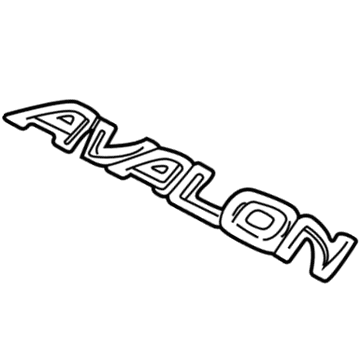 2004 Toyota Avalon Emblem - 75442-AC030