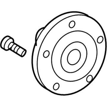 Toyota 43502-0C031 Hub Assembly, Front