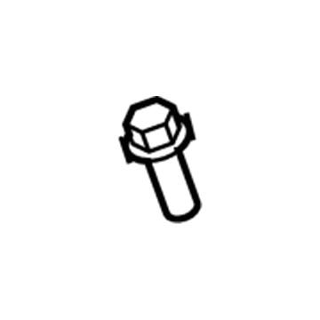 Toyota 90105-A0163 Belt & Retractor Lower Bolt