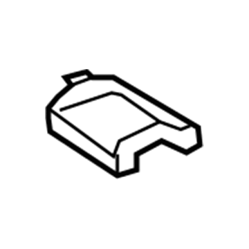 Toyota 81265-42020 Map Lamp Lens, Passenger Side