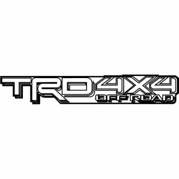 Toyota 75996-0C080-A2 Decal