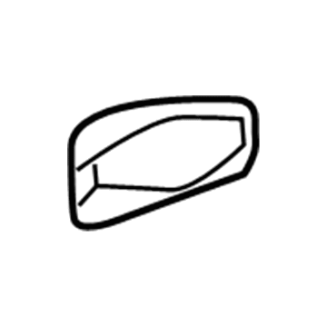 Toyota 69242-30091 Handle, Outside Pad, Rear