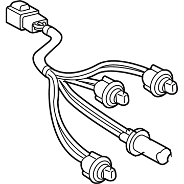 Toyota 81555-17190 Socket & Wire, Rear