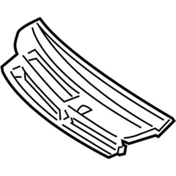 Toyota 55708-52050 Cowl Grille, Passenger Side