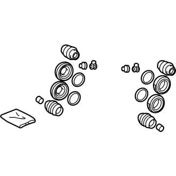 Toyota 04478-0E050 Caliper Seal Kit, Front