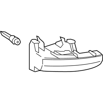 Toyota 52562-60040 Retainer, Upper Passenger Side