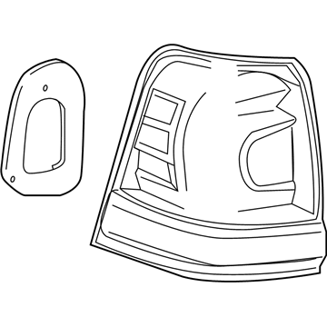 Toyota 81561-60760 Tail Lamp Assembly, Driver Side