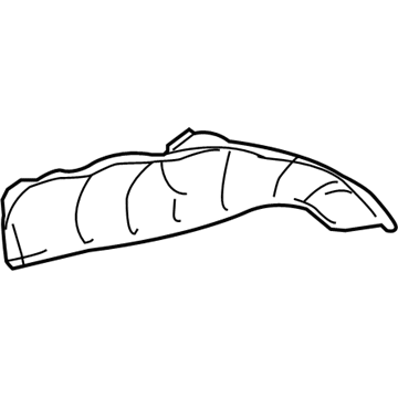 Toyota Exhaust Heat Shield - 17167-31060