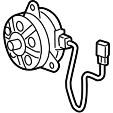 Toyota Corolla Fan Motor - 16363-64220
