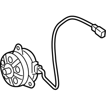 Toyota Corolla Fan Motor - 16363-64250