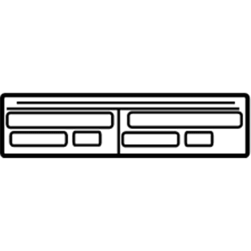 Toyota 88723-24030 A/C Label