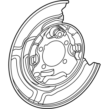 Toyota GR Corolla Backing Plate - 46504-52070