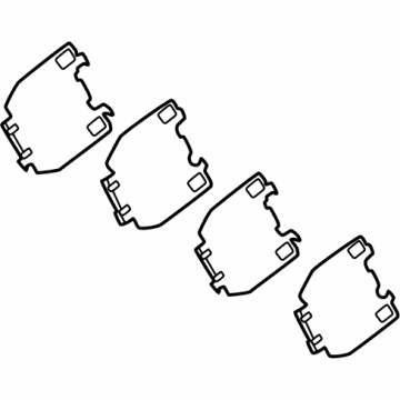 Toyota 04946-52120 Brake Pads Shim