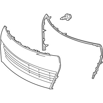 Toyota 53102-02210 Lower Grille