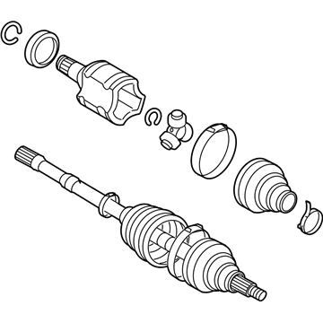Toyota Matrix Axle Shaft - 42340-01010