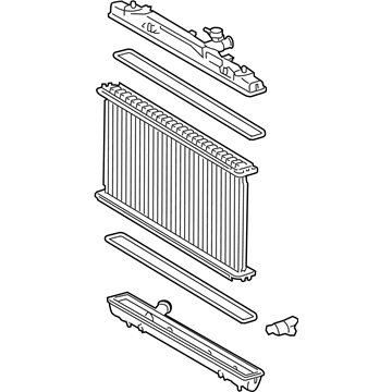 Toyota 16400-0P350 Radiator