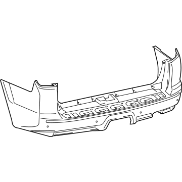 Toyota 4Runner Bumper - 52159-35924