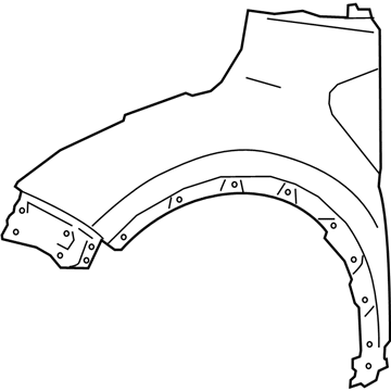 Toyota C-HR Fender - 53802-F4010