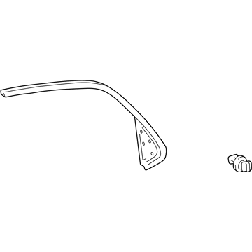 Toyota Camry Door Moldings - 75076-33030