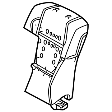 Toyota 71552-0C300 Seat Back Pad