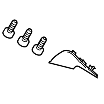 Toyota 87939-60F70 Access Cover, Passenger Side