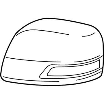 Toyota Land Cruiser Mirror Cover - 87945-WQ010-C1