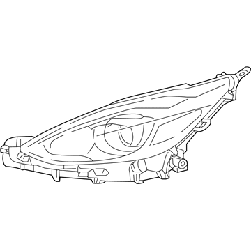 Toyota Prius C Headlight - 81106-52M30