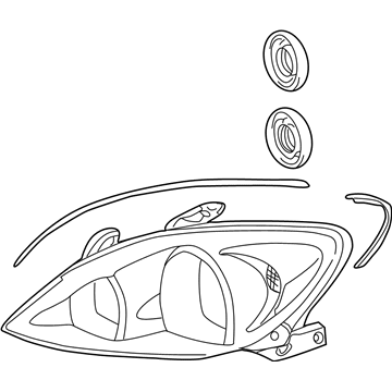 2002 Toyota Camry Headlight - 81130-AA060