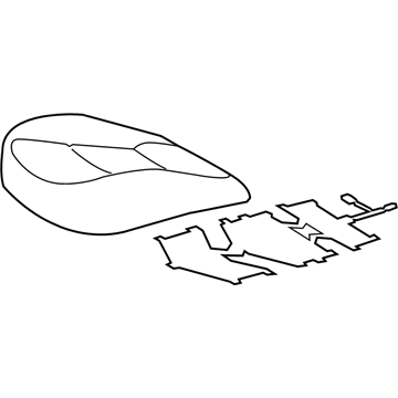 Toyota Prius AWD-e Seat Cover - 71072-47E10-E0