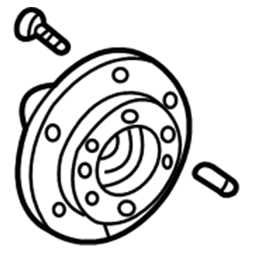 Toyota 43502-35160 Hub Assembly, Front