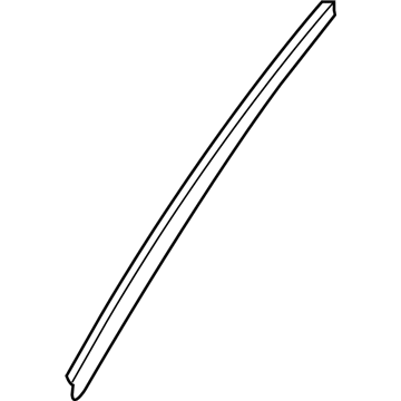 Toyota 75534-04010 Reveal Molding, Outside Driver Side