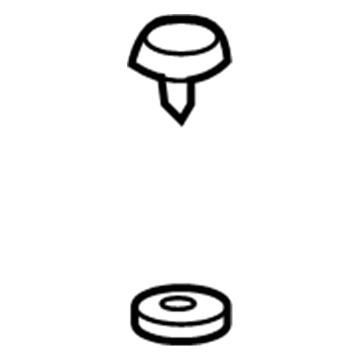 Toyota 73219-02030 Belt & Retractor Stopper
