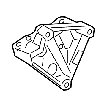 Toyota 12315-37060 Side Mount Bracket, Passenger Side