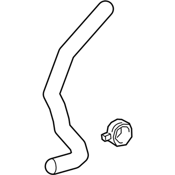 Toyota Corolla Radiator Hose - 16570-24070