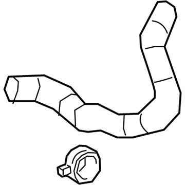Toyota 16572-24030 Upper Hose