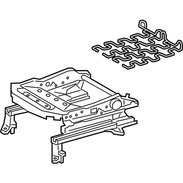 Toyota 71620-0D380 Cushion Frame, Driver Side