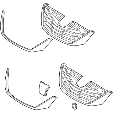 Toyota Sienna Grille - 53101-08110
