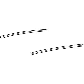 Toyota 75506-60020 Moulding, Roof Drip Side Finish, Driver Side