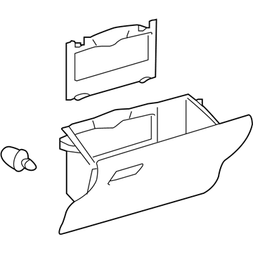 Toyota Prius V Glove Box - 55550-47121-G0