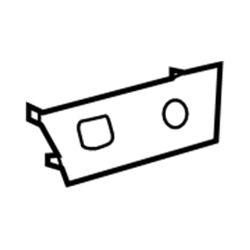 Toyota 55356-0E020-C0 Lower Trim Panel Plate