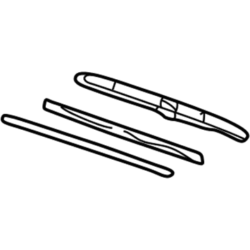 Toyota 85242-12090 Wiper Blade, Rear