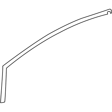 Toyota 75921-47030 Black Out Tape, Passenger Side