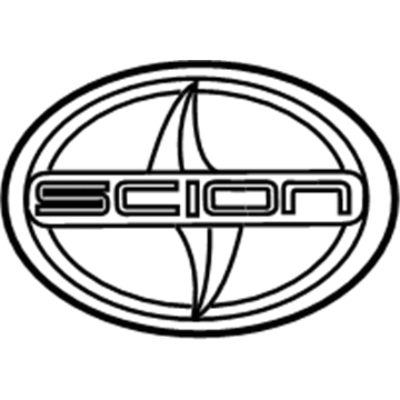 Toyota 75441-21070 Emblem, Rear