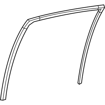 Toyota Corolla Window Run - 68152-12251