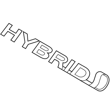 Toyota Highlander Emblem - 75361-48900