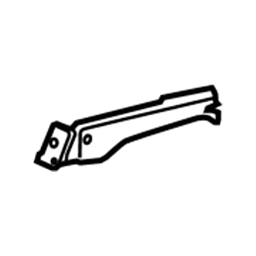 Toyota 71874-AE070-B0 Track Cover, Driver Side Front Outer