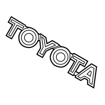 Toyota Tacoma Emblem - 75471-04040-D0