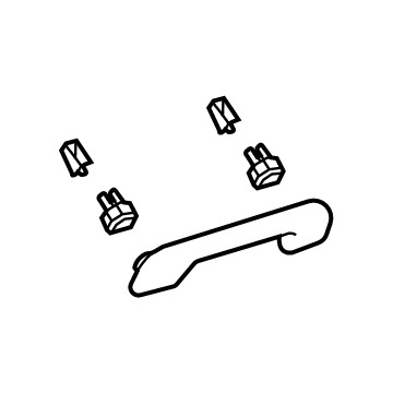 Toyota 74610-12130-A1 Grip Handle, Front