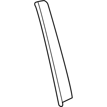 Toyota 75761-60060 Frame Molding, Front Passenger Side